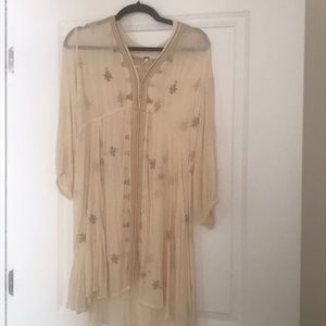 Free people beige dress/tunic